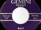 rare Soul R&B 45 SIDNEY BARNES wait GEMINI Listen