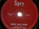 BLUES / R&B  - HARMONICA SLIM- SPRY 78 RPM RECORD- HEAR