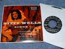 KITTY WELLS SINGS 1954 EP 45 RPM RECORD VERY NICE