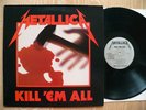METALLICA- KILL EM ALL RARE 1983 ORIG HEAVY METAL LP M-