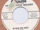 Rockabilly: ROD MORRIS-I'm Comin' Over Tonight  CAPITOL