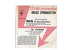 VERY RARE BRUCE SPRINGSTEEN GERMAN PROMO 7