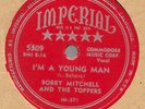 Bobby Mitchell Toppers 78 IMPERIAL I'm A Young Man 1954