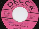TEEN 45 Frankie Valli Vally (Decca PROMO #30994) HEAR