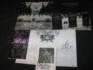 XASTHUR signed defective epitaph LP poster +cd's burzum