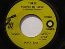 MACK RICE Three People In Love CAPITOL FUNK SOUL 45