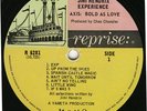 THE JIMI HENDRIX EXPERIENCE “Axis: Bold as Love” MONO