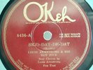 21) 78 RPM  LOUIS ARMSTRONG and His HOT FIVE OKEH 8436