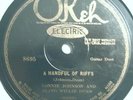 31) 78rpm LONNIE JOHNSON & BLIND WILLIE DUNN OKEH 8695