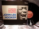 LP - JOHN LEE HOOKER - IT SERVES YOU RIGHT STAR-CLUB NM