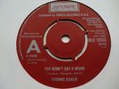 Y.BAKER didnt say a word/ B.PARIS night owl U.K. DEMO