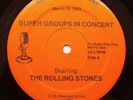 Rolling Stones DIR Broadcasting Supergroups Concert 3LP