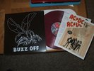 AC/DC ** Buzz OFF ** Purple Vinyl LP w/ Extras 1986