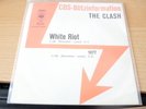 The Clash White Riot / 1977 Promotional 7`