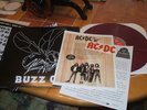 AC/DC ** Buzz OFF ** WINE Vinyl LP w/ Extras 1986