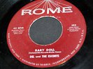 Doo Wop 45-Del and the Escorts-Baby Doll-Rome