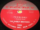 1958 78 Rpm The Everly Brothers PROBLEMS On Cadence
