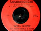 Black Gospel 45 REV DR CHARLES G HAYES Well Done