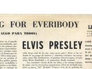 Elvis URUGUAY Algo Para Todos 1962 MISPRESSING Lp
