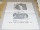 PATTI SMITH & TELEVISION '74 flyer/poster MAX's punk OG