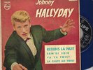 EP JOHNNY HALLYDAY RETIENS LA NUIT +3 ESPAGNOL ED. BLUE