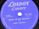 VERY RARE 1958 EDDIE COCHRAN 78  SITTIN' IN THE BALCONY