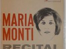 MARIA MONTI RECITAL 1961 musiche di PAOLI e GABER LP