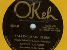 LONNIE JOHNSON - FALLIN RAIN BLUES/MR JOHNSON BLUES
