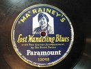 MA RAINEY PICTURE LABEL PARAMOUNT 12098 - RARITY
