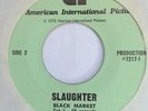 RADIO SPOT SLAUGHTER 45 BLAXPLOITATION FUNK SOUL CULT