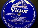 Whiteman w/Gershwin piano-Rhapsody In Blue-Victor 55225