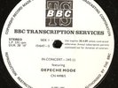 DEPECHE MODE In Concert - 1985 BBC TRANSCRIPTION LP NM