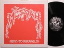 MESSIAH -Hymn to abramelin LP 1986 RAR hellhammer sodom