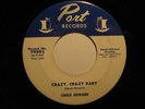 Rockabilly 45 CHUCK HOWARD on PORT Crazy Baby  HEAR