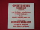 LP still S48 NM GINETTE NEVEU CONCERT 1948 BRAHMS