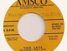 EDDIE SINGLETON & CHROMATICS: RARE ORG. R&B 45 rpm VG++