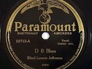 BLIND LEMON JEFFERSON pre war blues 78 PARAMOUNT 12712