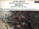 CELLO : ROSTROPOVICH , BRITTEN : SCHUBERT+BRIDGE