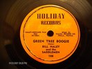 BILL HALEY, GREEN TREE BOOGIE, RARE HOLIDAY R&R 78 RPM