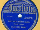 BLACK BOY SHINE-GREY W/ WORRY BLS/ICE PICK & PISTOL WMN