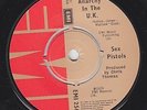 SEX PISTOLS Anarchy In The UK RARE punk 7