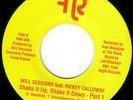 RICKEY CALLOWAY & WILL SESSIONS Shake LTD FUNK 45 *Hear