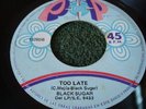 BLACK SUGAR Too Late Viaje SOUL FUNK MONSTER LATIN JAZZ