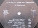 CY TIMMONS World's GREATEST UNKNOWN RaRe PRIVATE PRESS