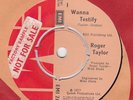 ROGER TAYLOR I WANNA TESTIFY FACTORY SAMPLE QUEEN