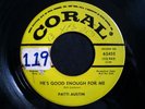 * PATTI AUSTIN He's Good Enough RARE NORTHERN SOUL 45 ?