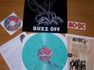 AC/DC - BUZZ OFF LP grünmarmorietes Vinyl + CD u.Extras