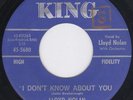 New Breed R&B Mod 45-Lloyd Nolan-I Don't Know About You