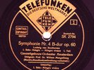 4x78rpm Telefunken: Willem Mengelberg Beethoven Nr. 4