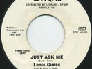 HEAR-Rare Northern Soul 45-Lenis Guess-ORIGINAL-Just As